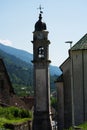 Pesariis, the village of clocks Ã¢â¬â Friuli, Italy Royalty Free Stock Photo